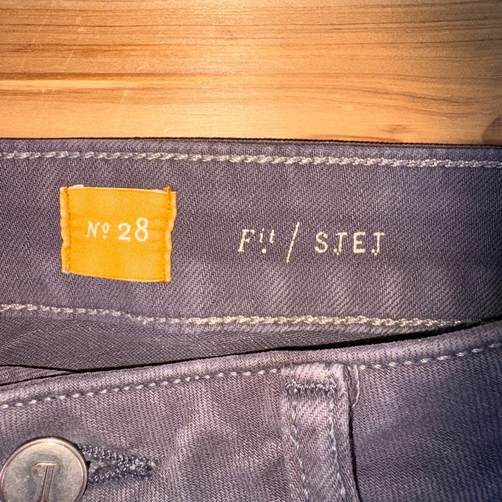 Anthropologie Pilcro Pants Womens 28 Gray Stet Fit Straight Leg Mid Rise Pants